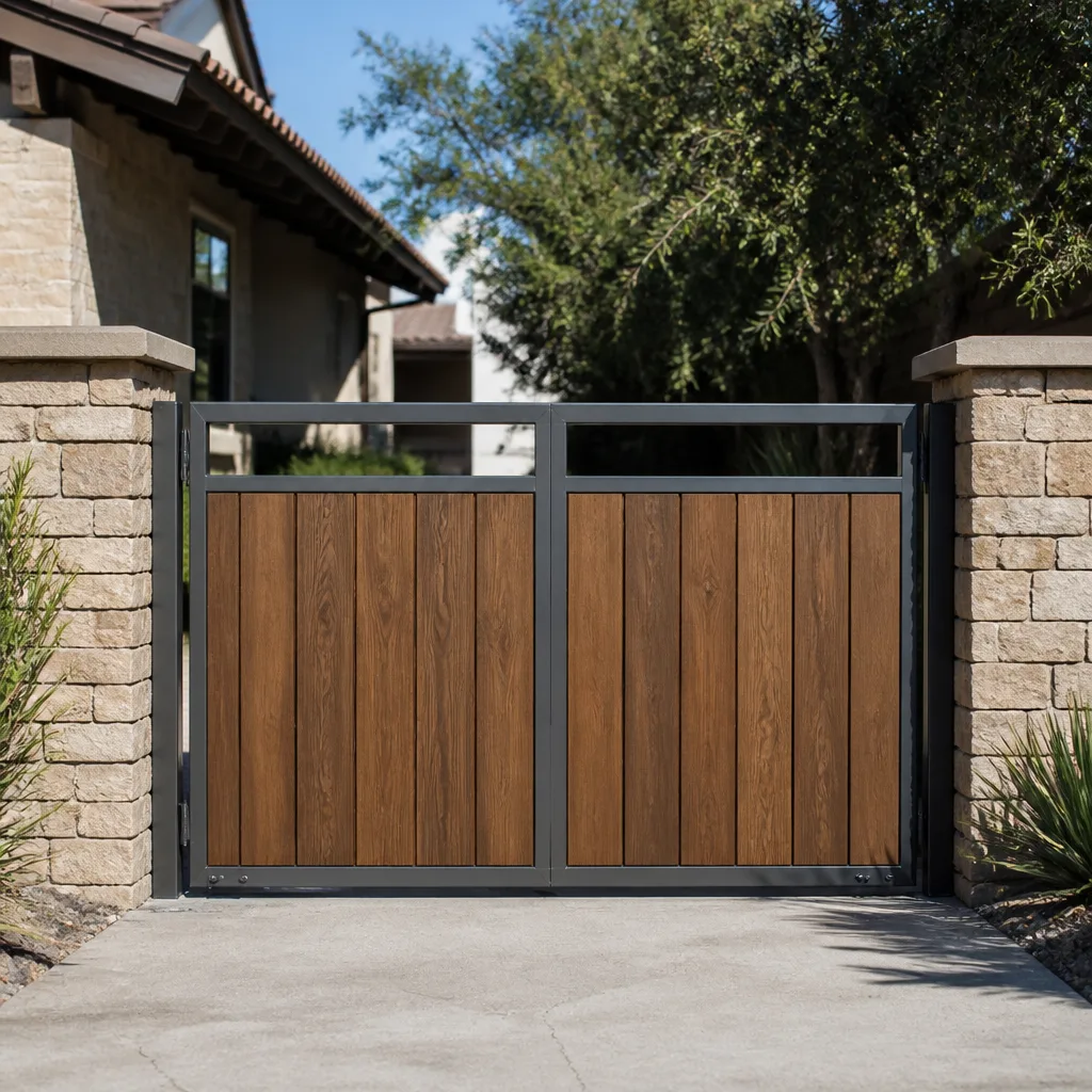 Wood & steel frame