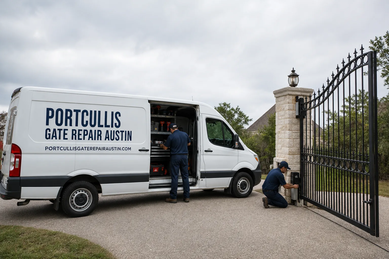 Gate Installation in Austin, TX | Portcullis Gate Repair Austin